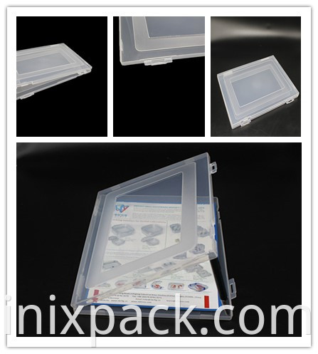 A4 Document Tray Hard Cover Plastic File Case